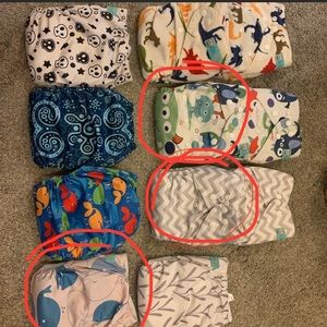 Alva cloth diapers for customer.